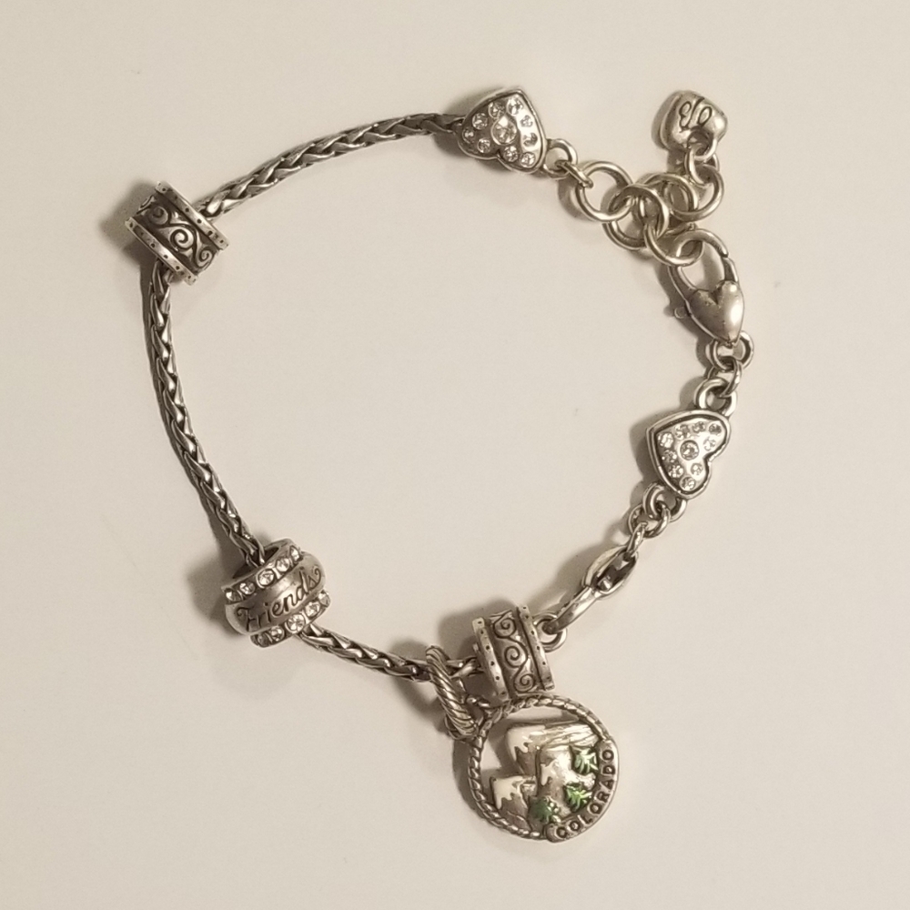 Beautiful Brighton Jewlery bracelet with charms